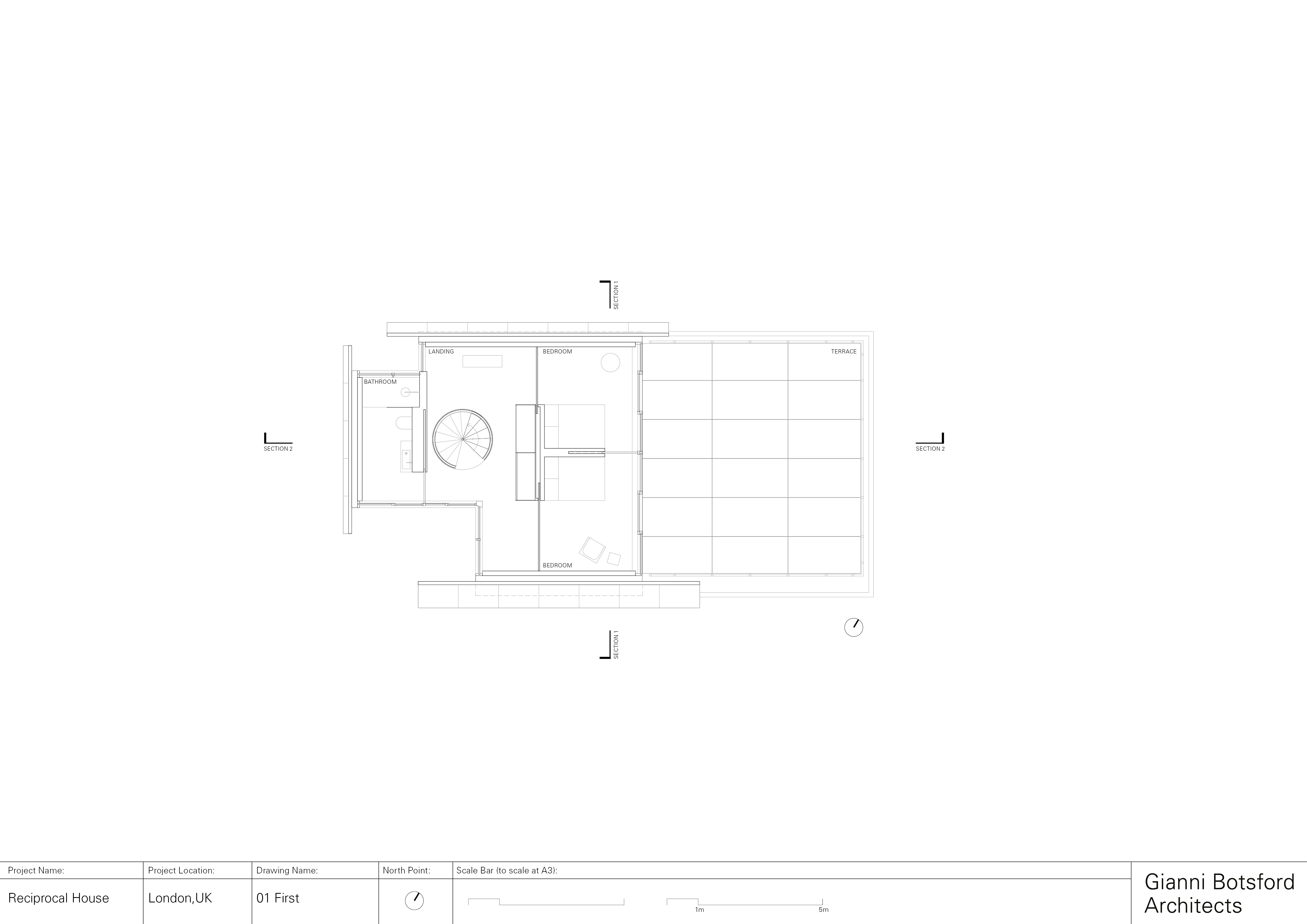 
 Reciprocal House by Gianni Botsford Architects